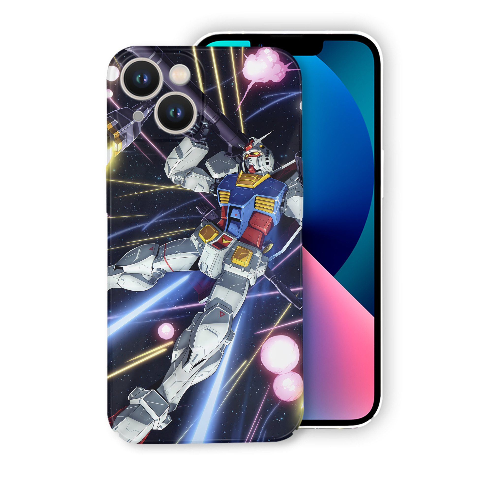 （画像用） 機動戦士ガンダム Mobile Suit Gundam 【iPhone 14シリーズ対応】ハードケース